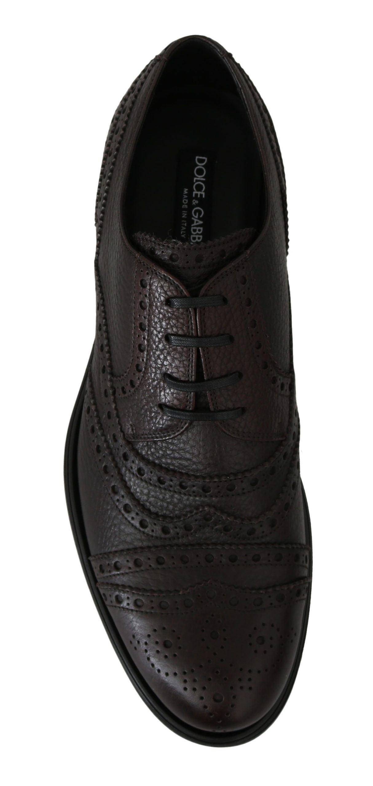 Elegant Mens Leather Derby Dress Shoes