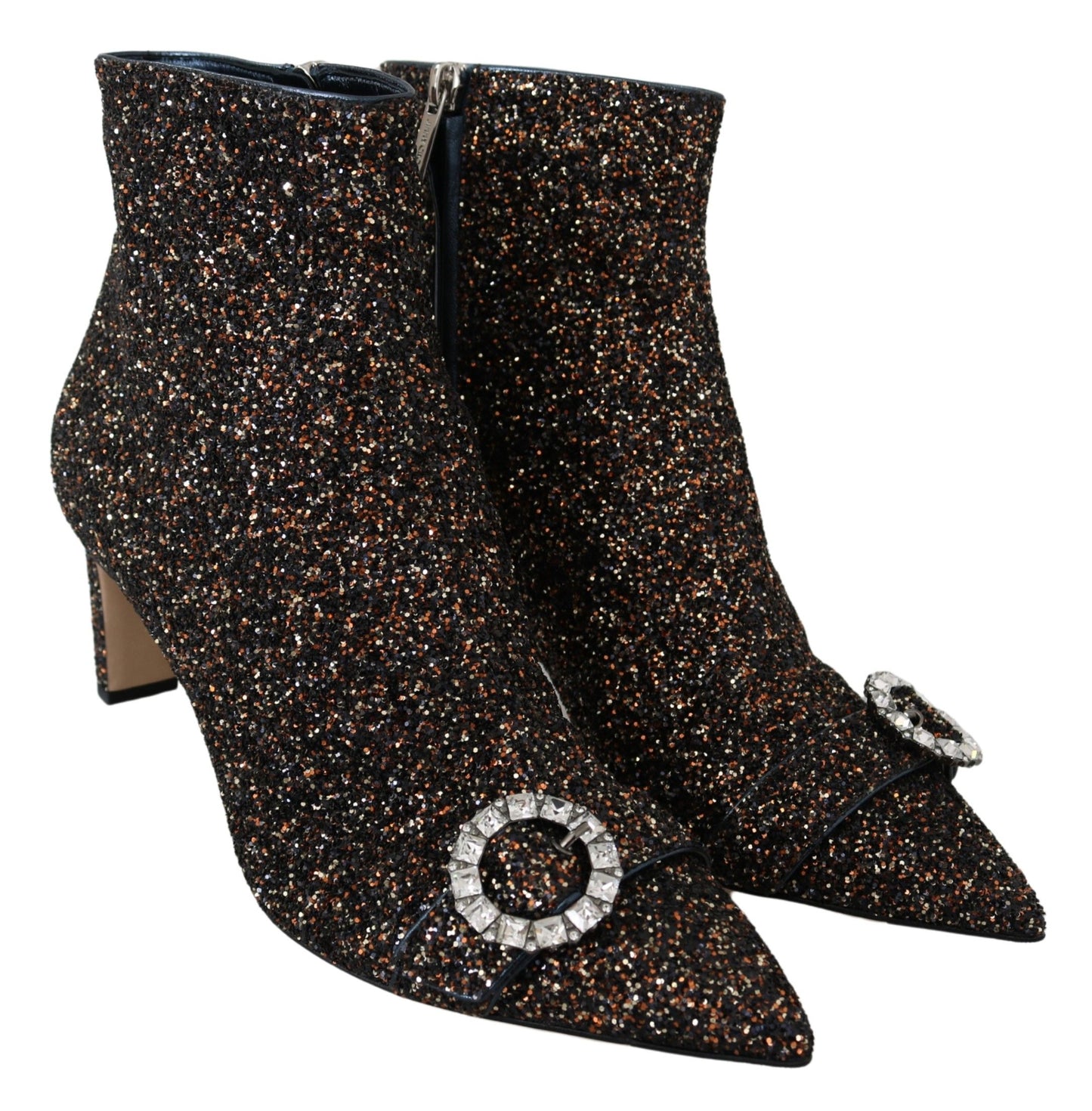 Amethyst Mix Hanover Heeled Glitter Boots