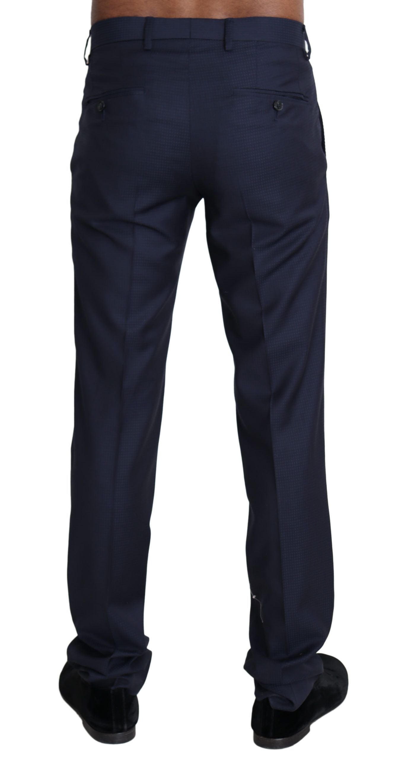 Elegant Slim Fit Wool Blend Dress Pants