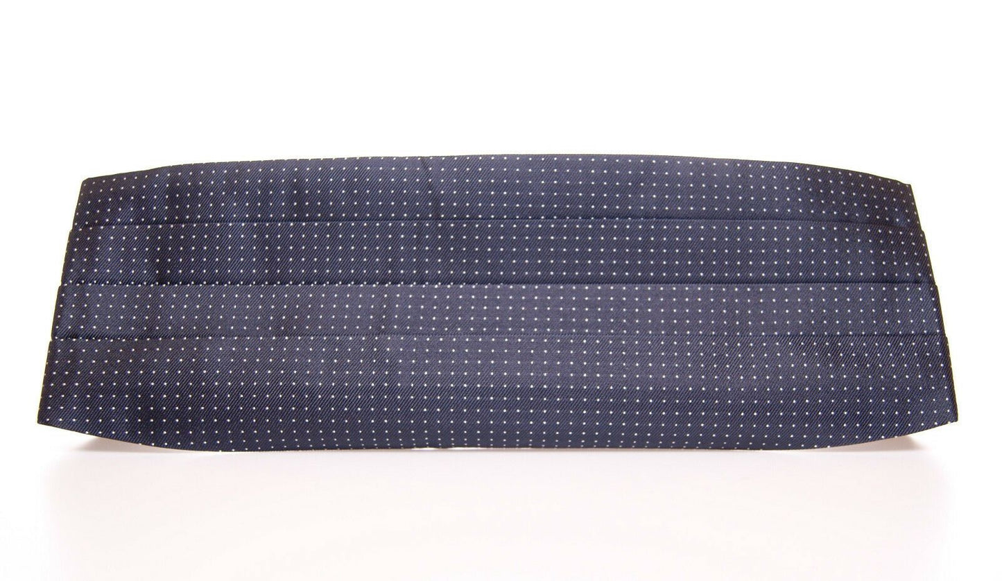 Elegant Silk Polka Dot Cummerbund