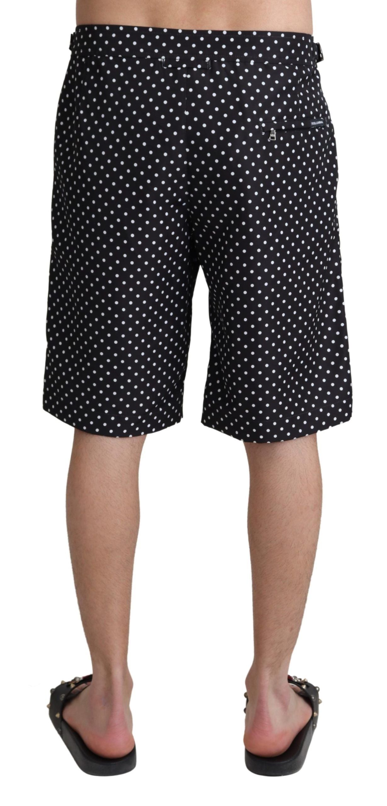 Polka Dot Elegance Swim Trunks Boxer