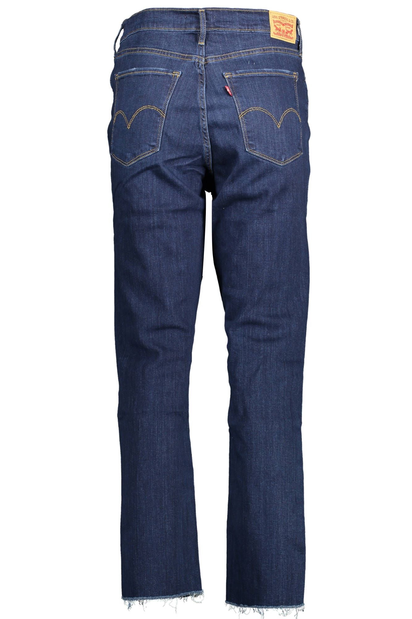 Blue Cotton Women Jeans