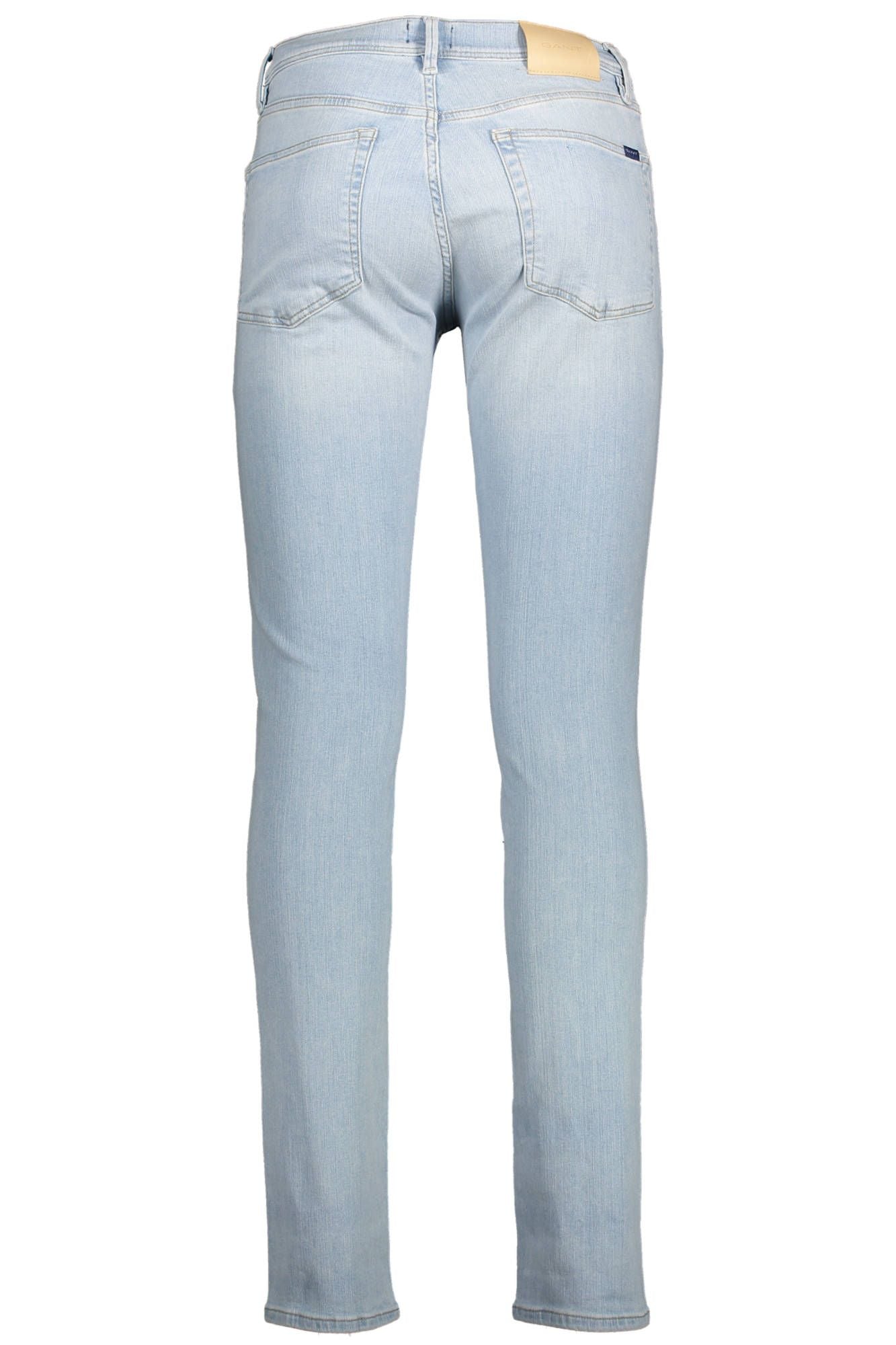 Light Blue Cotton Men Jeans