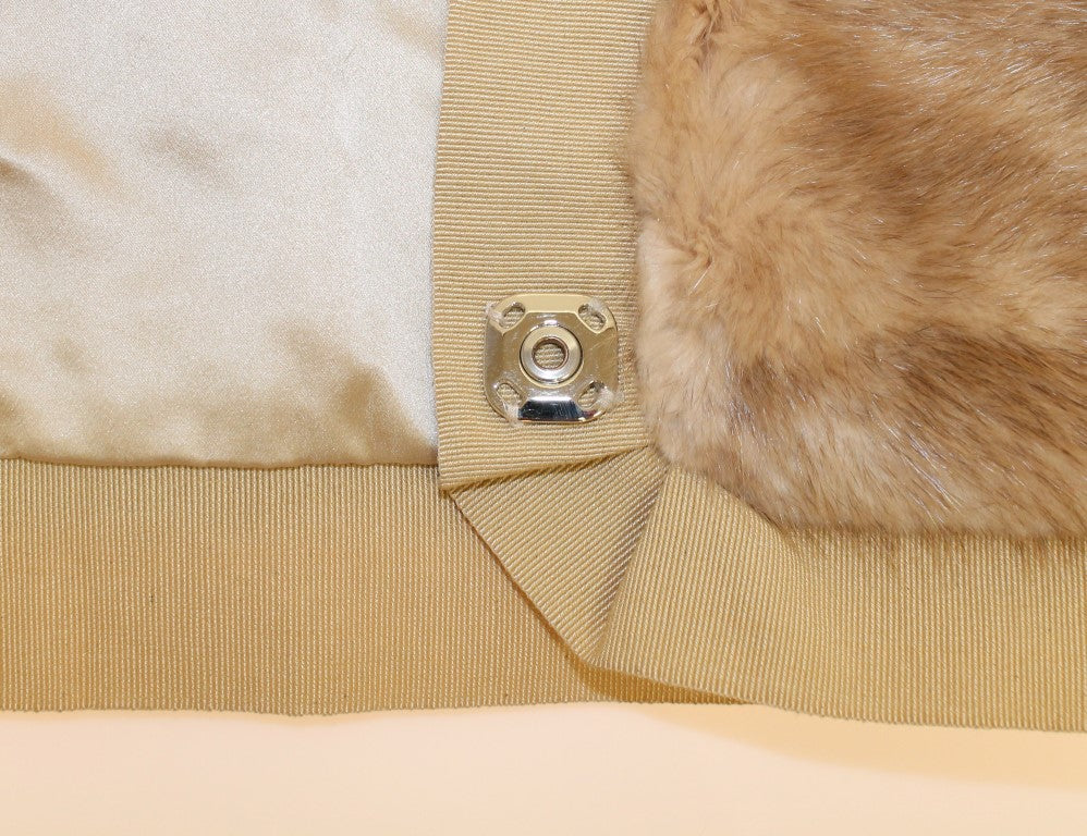 Exclusive Beige MINK Fur Scarf Wrap