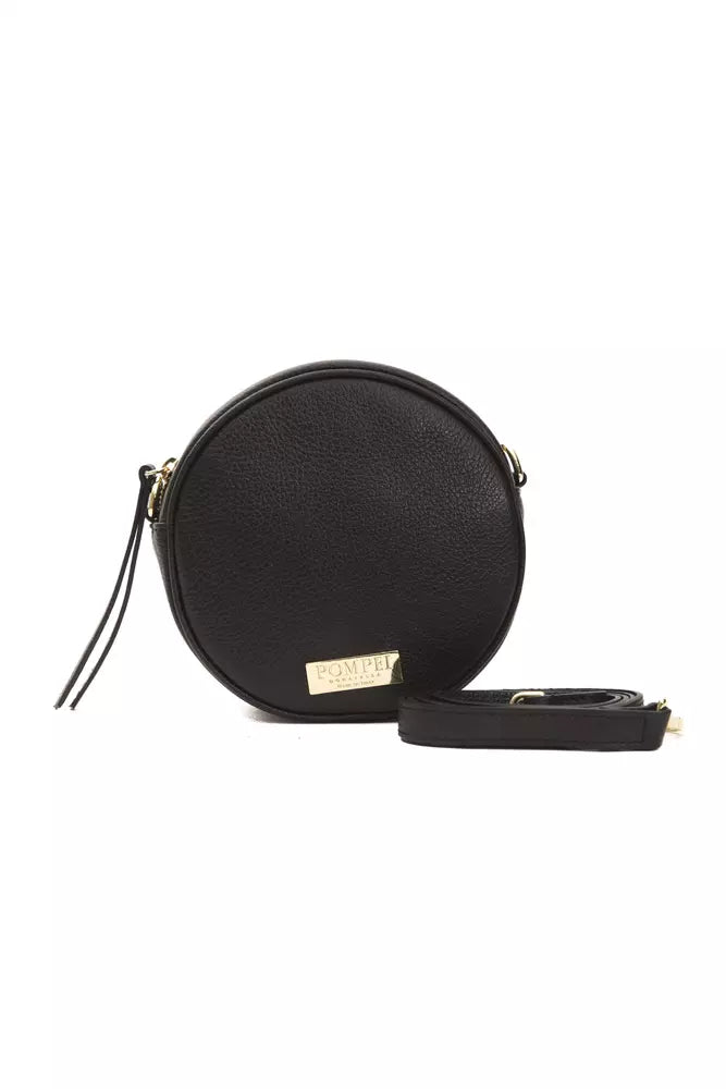 Black Leather Women Crossbody