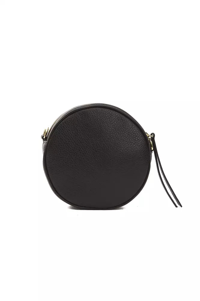 Black Leather Women Crossbody