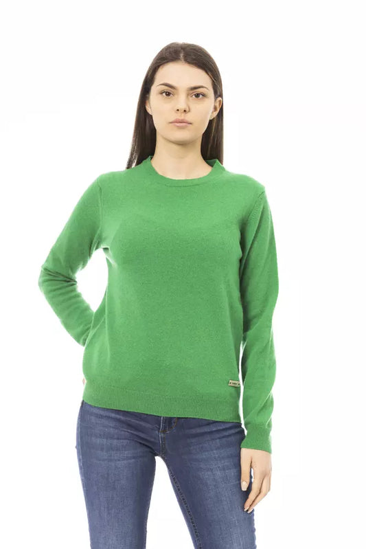 Green Cashmere Women Sweater