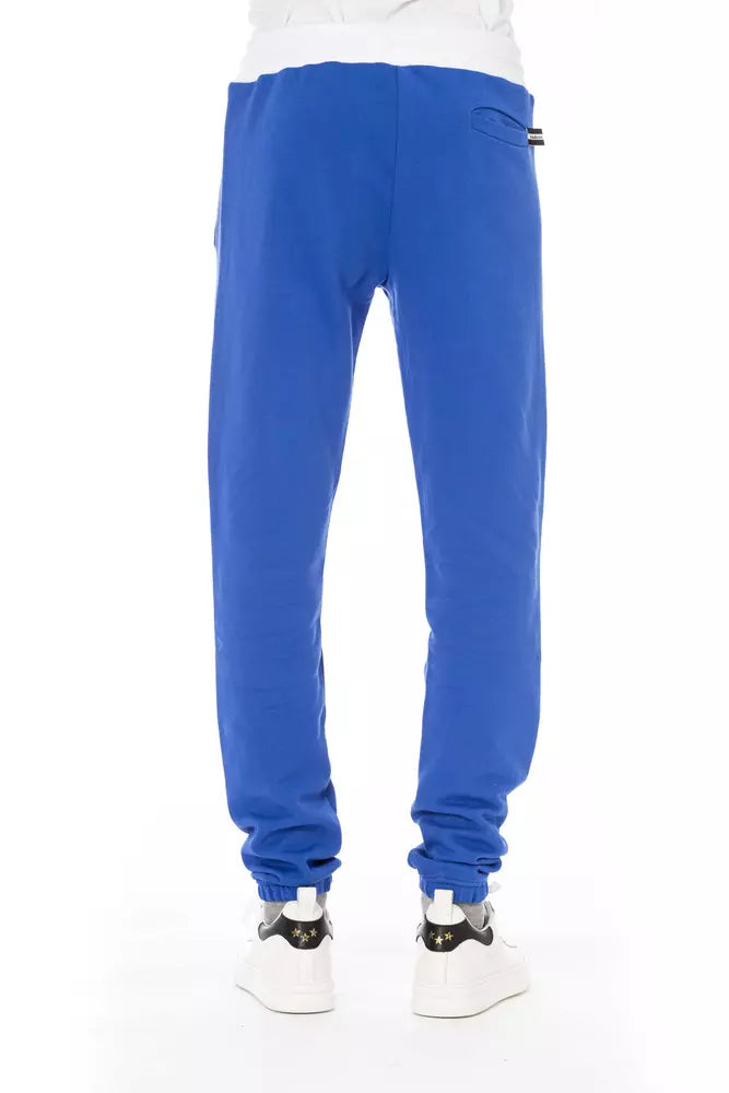 Blue Cotton Men's Pant