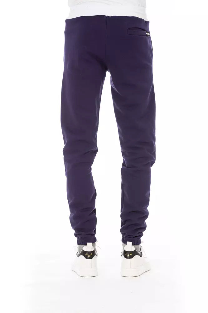 Purple Cotton Men's Sport Pant