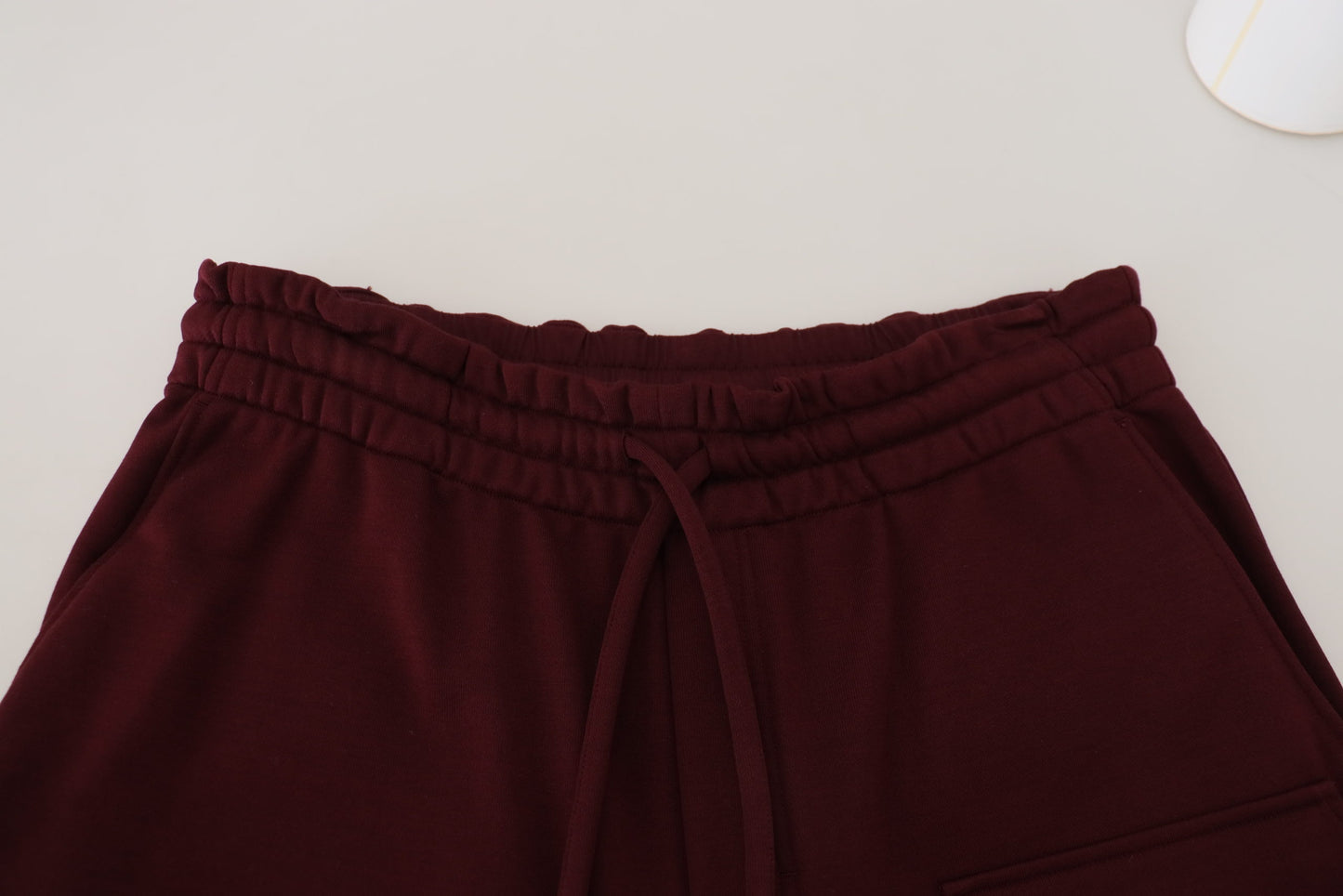 Elegant Maroon Tailored Shorts