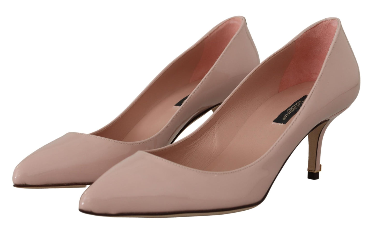 Elegant Patent Leather Heels in Pink