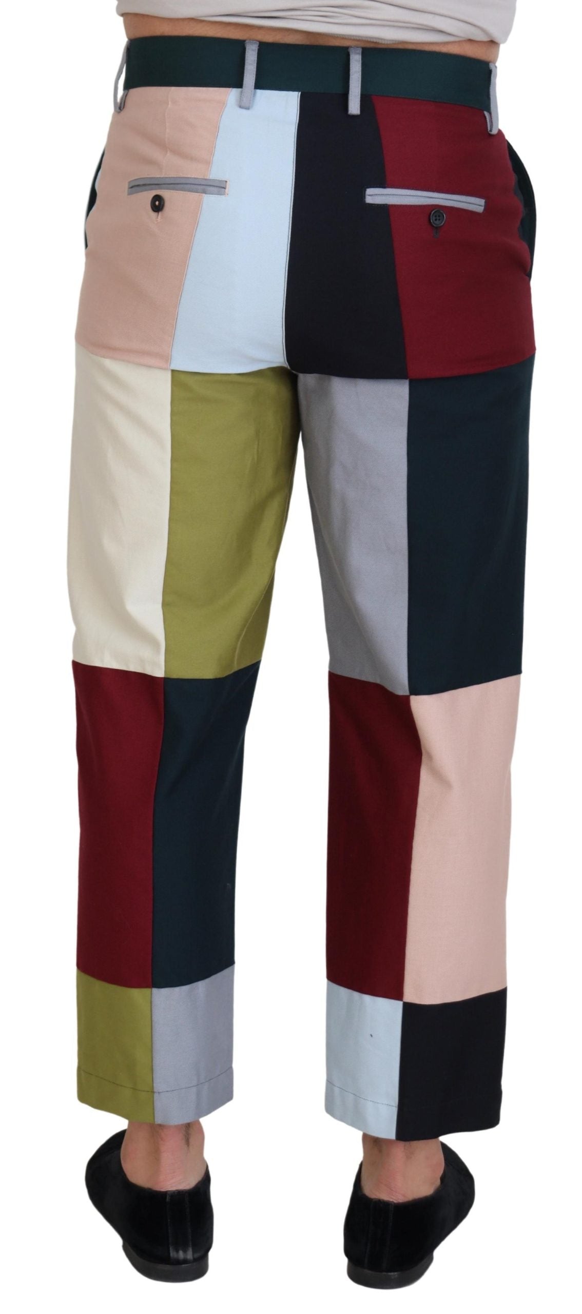 Stunning Multicolor Patchwork Pants