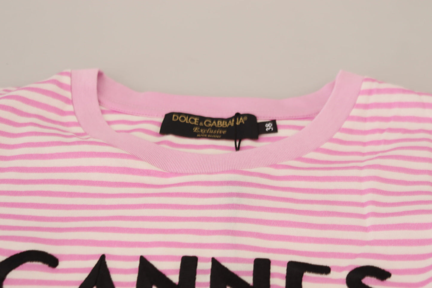 Exclusive Striped Love Affair Cotton Tee