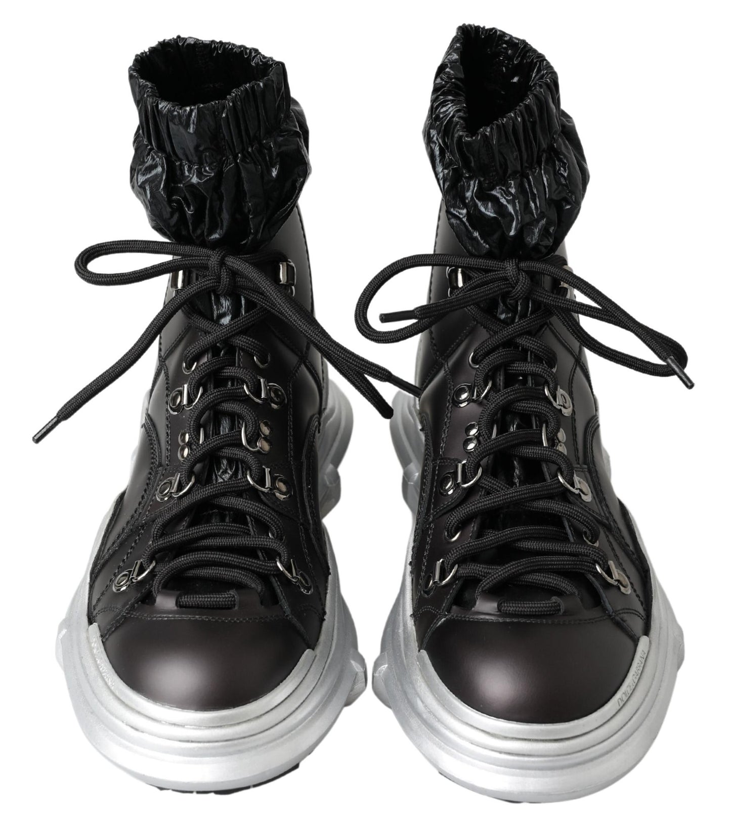 Black High Top Sneaker Bootie