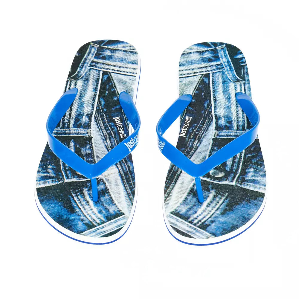 Light Blue PVC Men Sandal