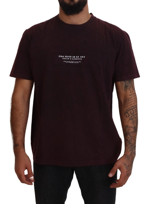 Elegant Bordeaux Crewneck Tee