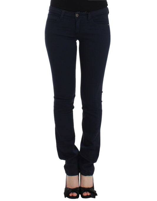 Chic Blue Straight Leg Denim Delight