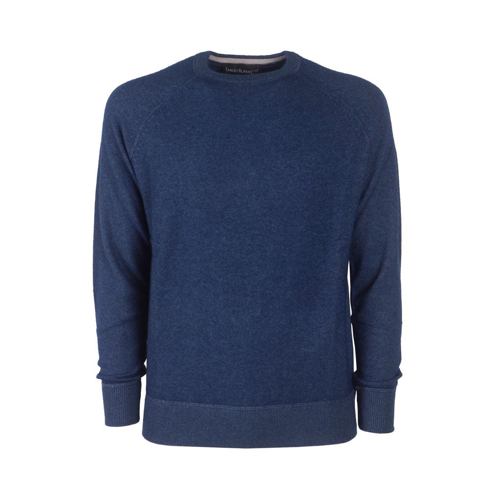 Light Blue Cashmere Men Sweater