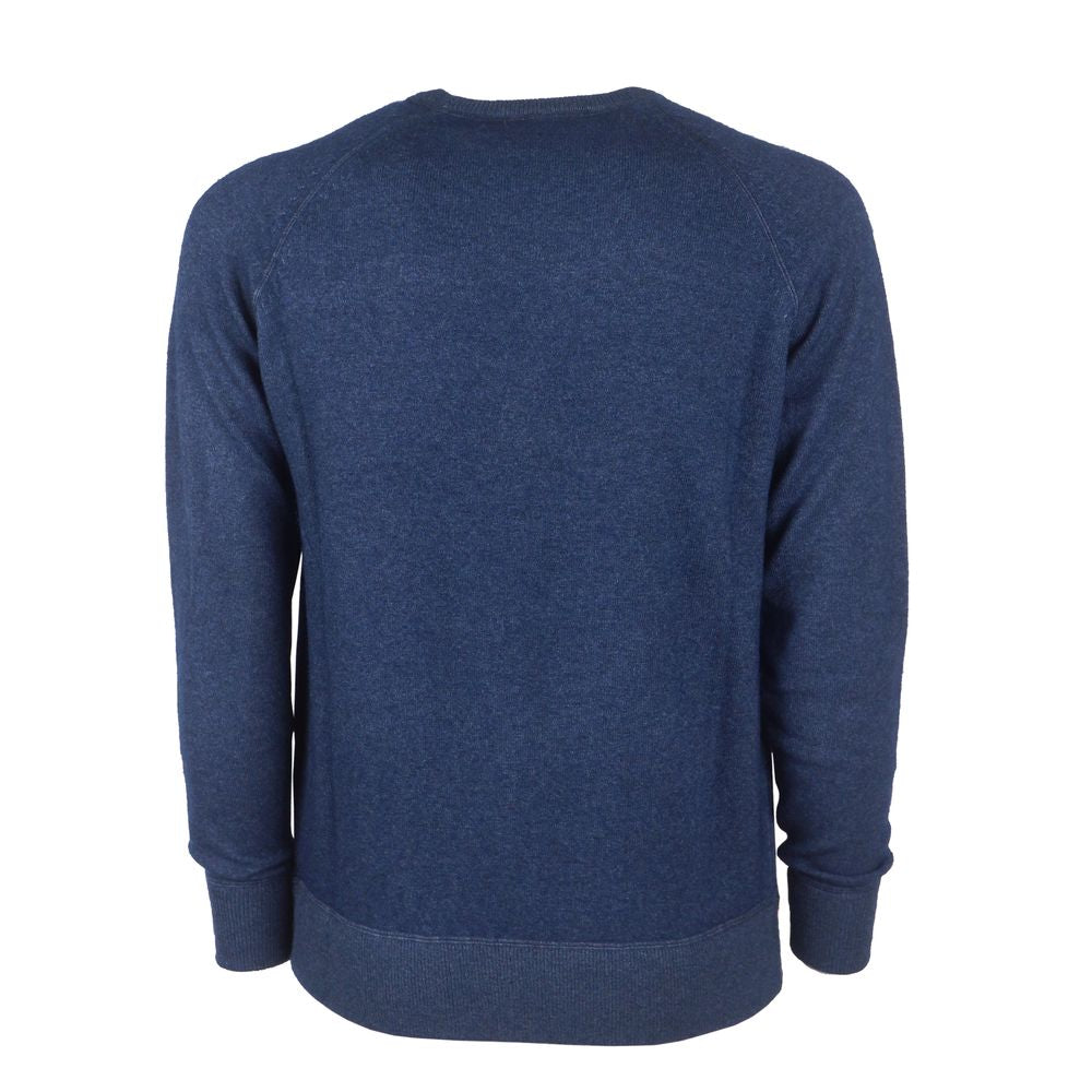 Light Blue Cashmere Men Sweater