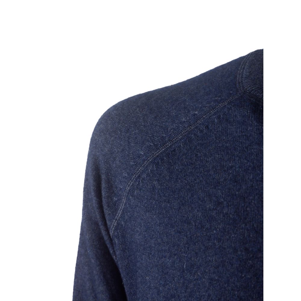 Light Blue Cashmere Men Sweater