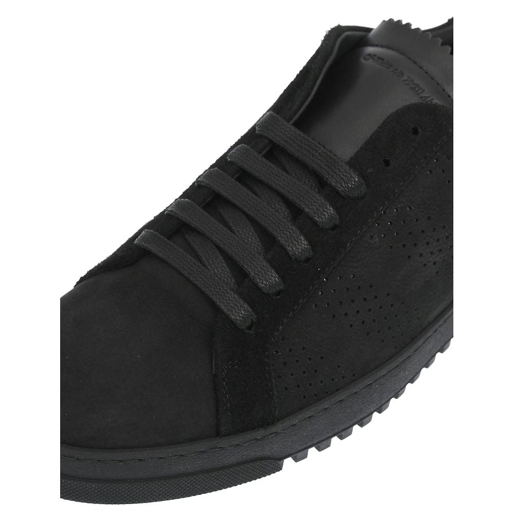 Black Calfskin Women Sneaker