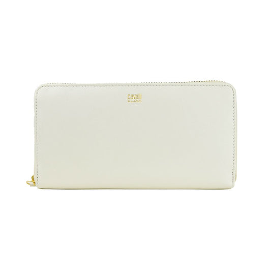 White Calfskin Women Wallet