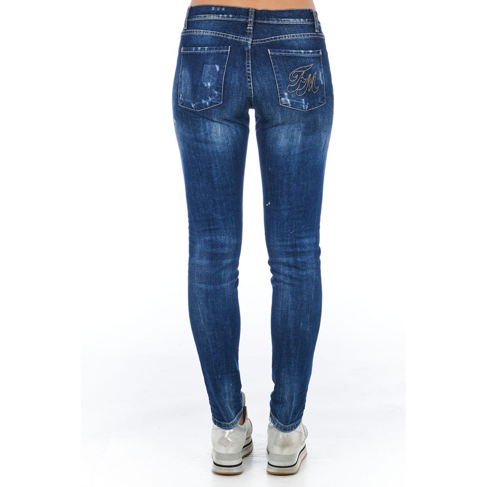 Blue Cotton Women's Skinny Jean