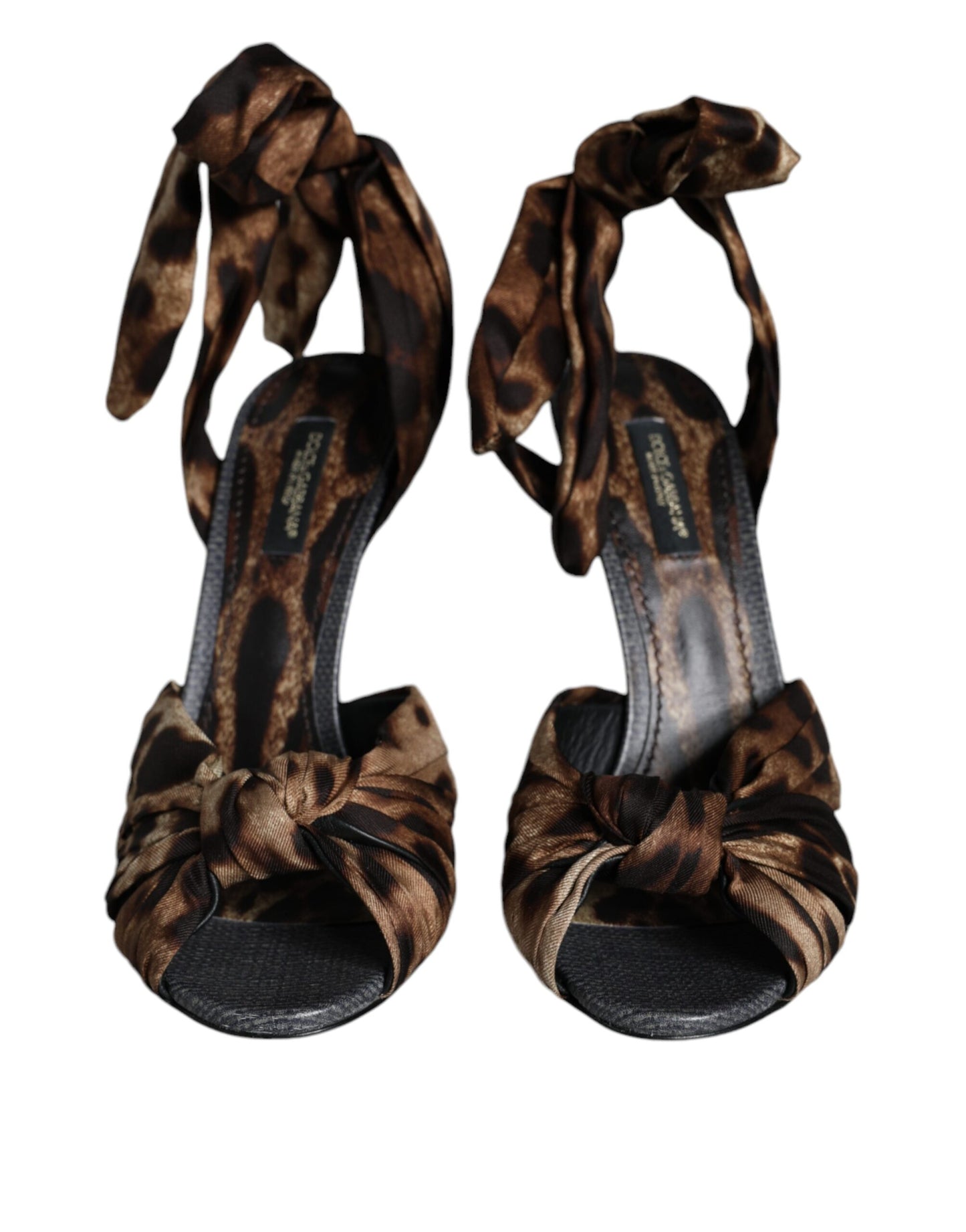 Brown Leopard Keira Heels Sandals Shoes