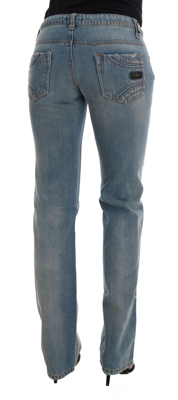 Chic Classic Fit Straight Blue Jeans