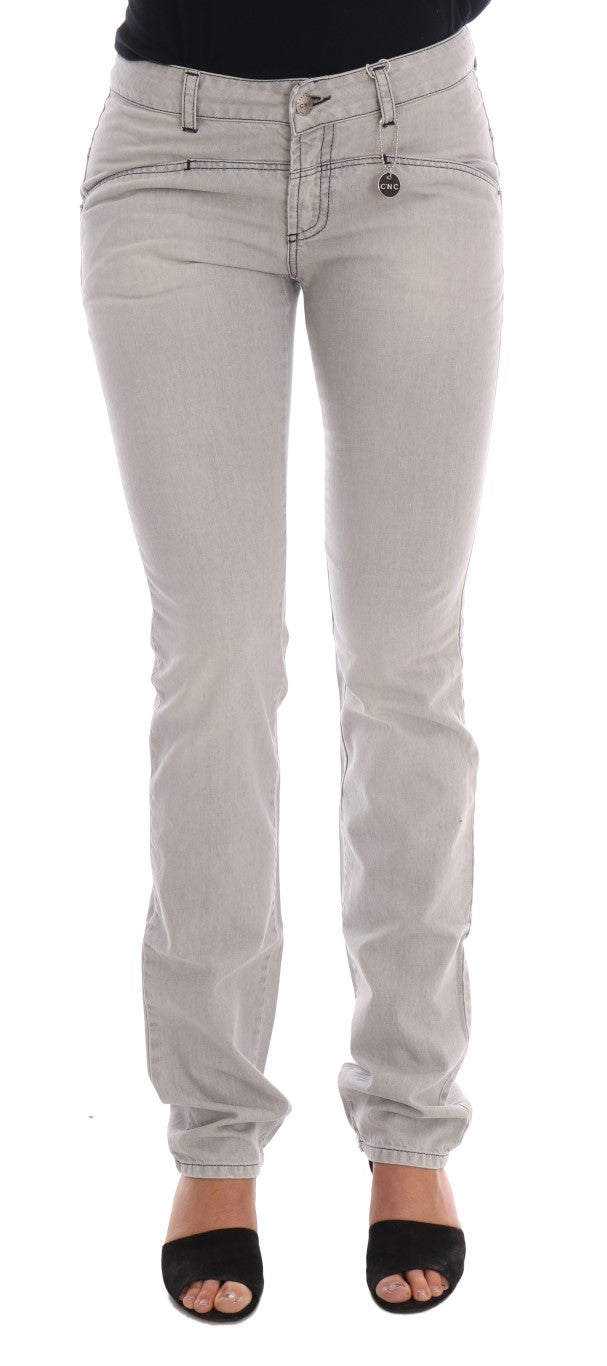 Sophisticated Gray Super Slim Jeans