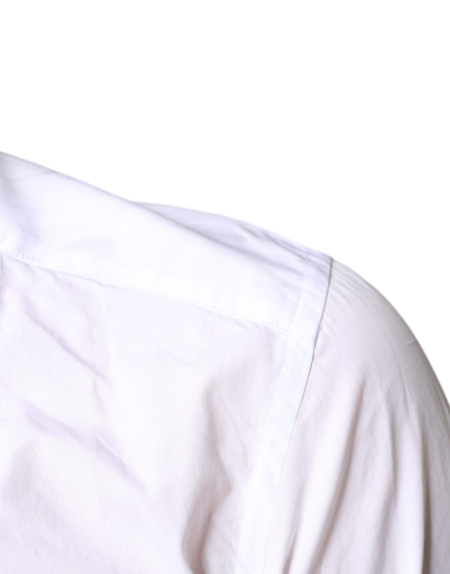 White Bib Cotton Poplin Formal Dress Shirt