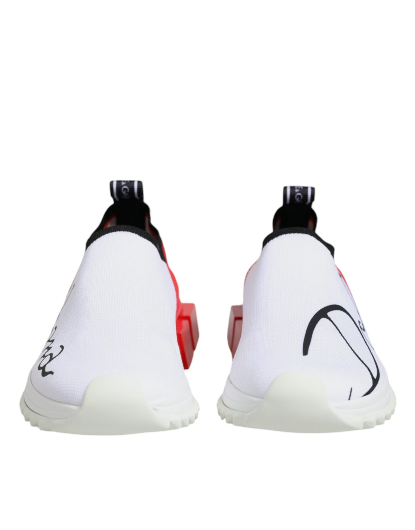 White Red Low Top Sorrento Men Sneakers Shoes