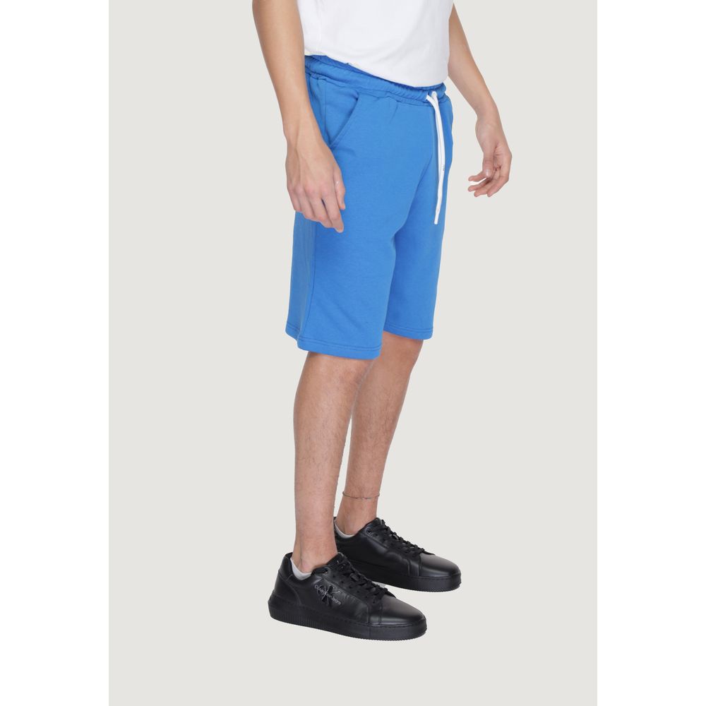 Blue Cotton Short