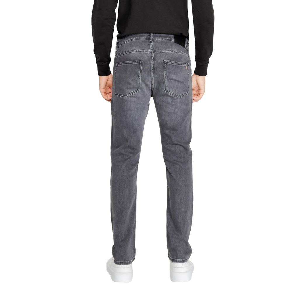 Black Cotton Jeans & Pant