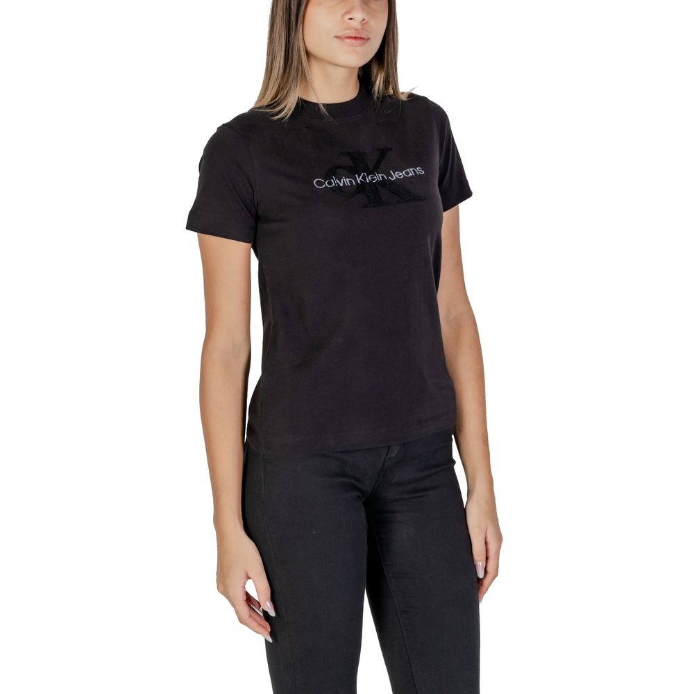 Black Cotton Tops & T-Shirt