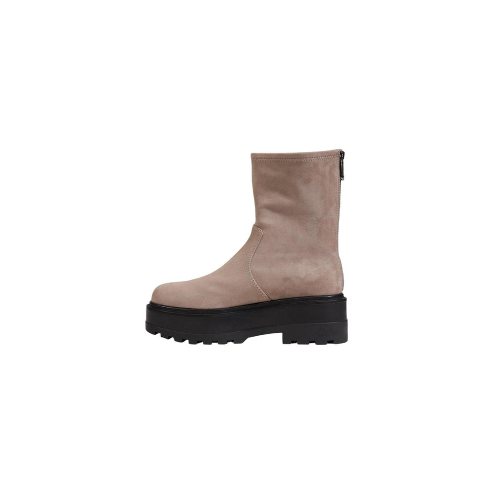 Gray Polyester Polyester Boot