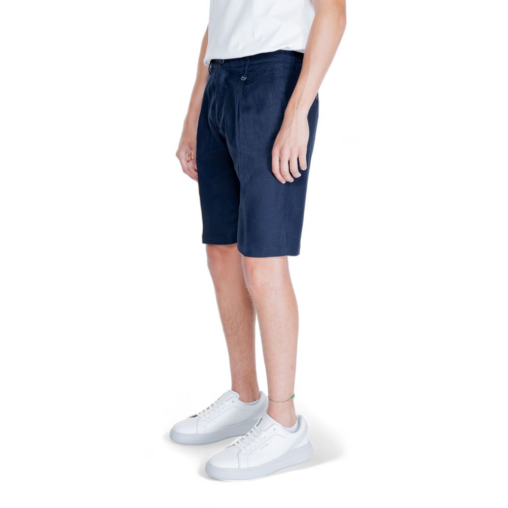 Blue Linen Short