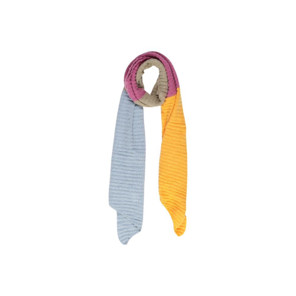 Yellow Polyester Polyester Scarf