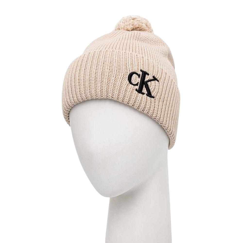 Beige Cotton Hat