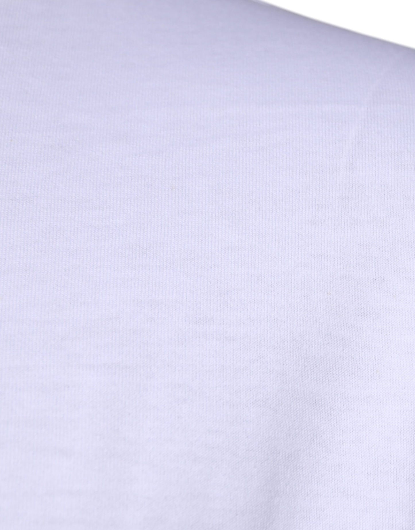 White Cotton Crew Neck Short Sleeve T-shirt