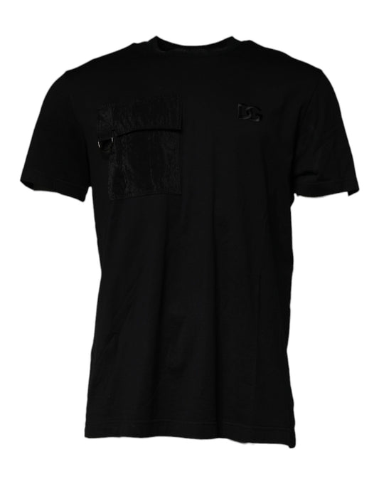 Black Crew Neck Short Sleeve T-shirt