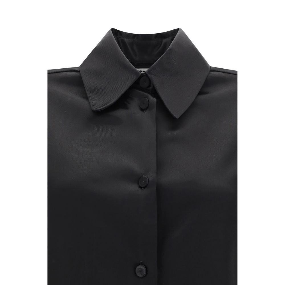 Black satin Shirt