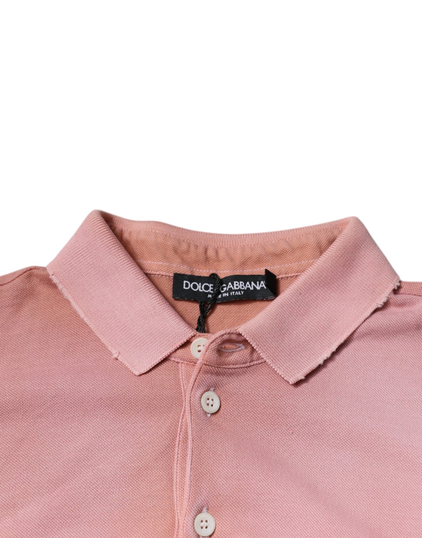 Pink Crown Collared Short Sleeve Polo T-shirt