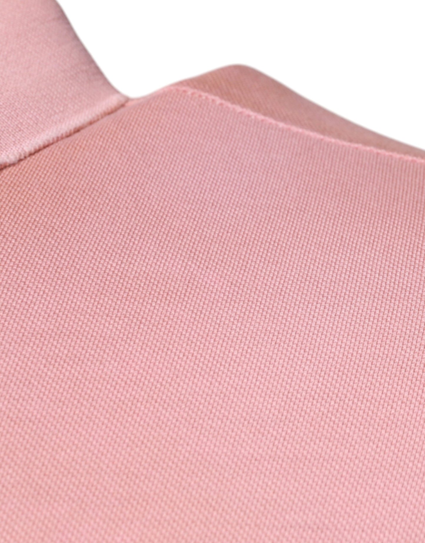 Pink Crown Collared Short Sleeve Polo T-shirt