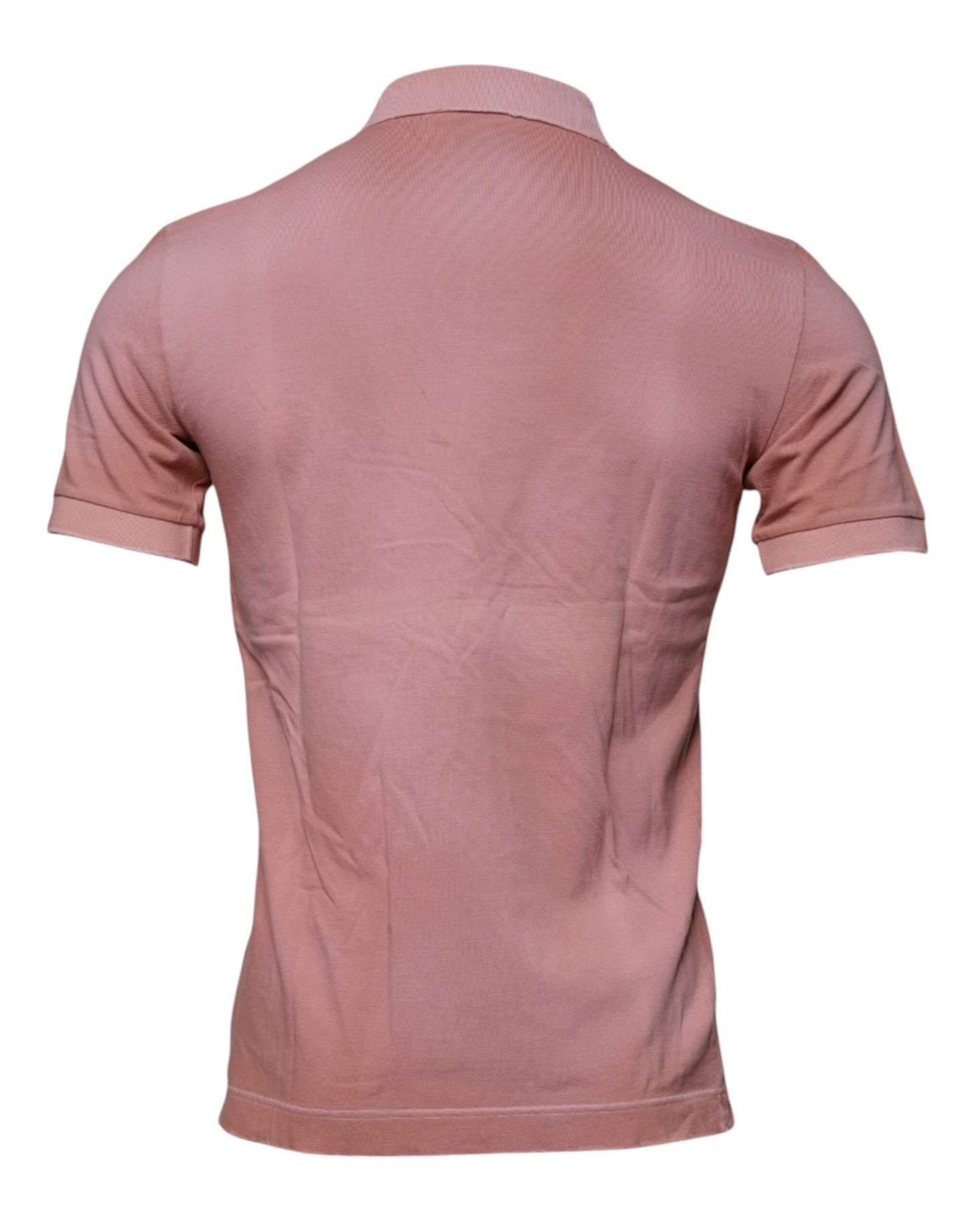 Pink Crown Collared Short Sleeve Polo T-shirt