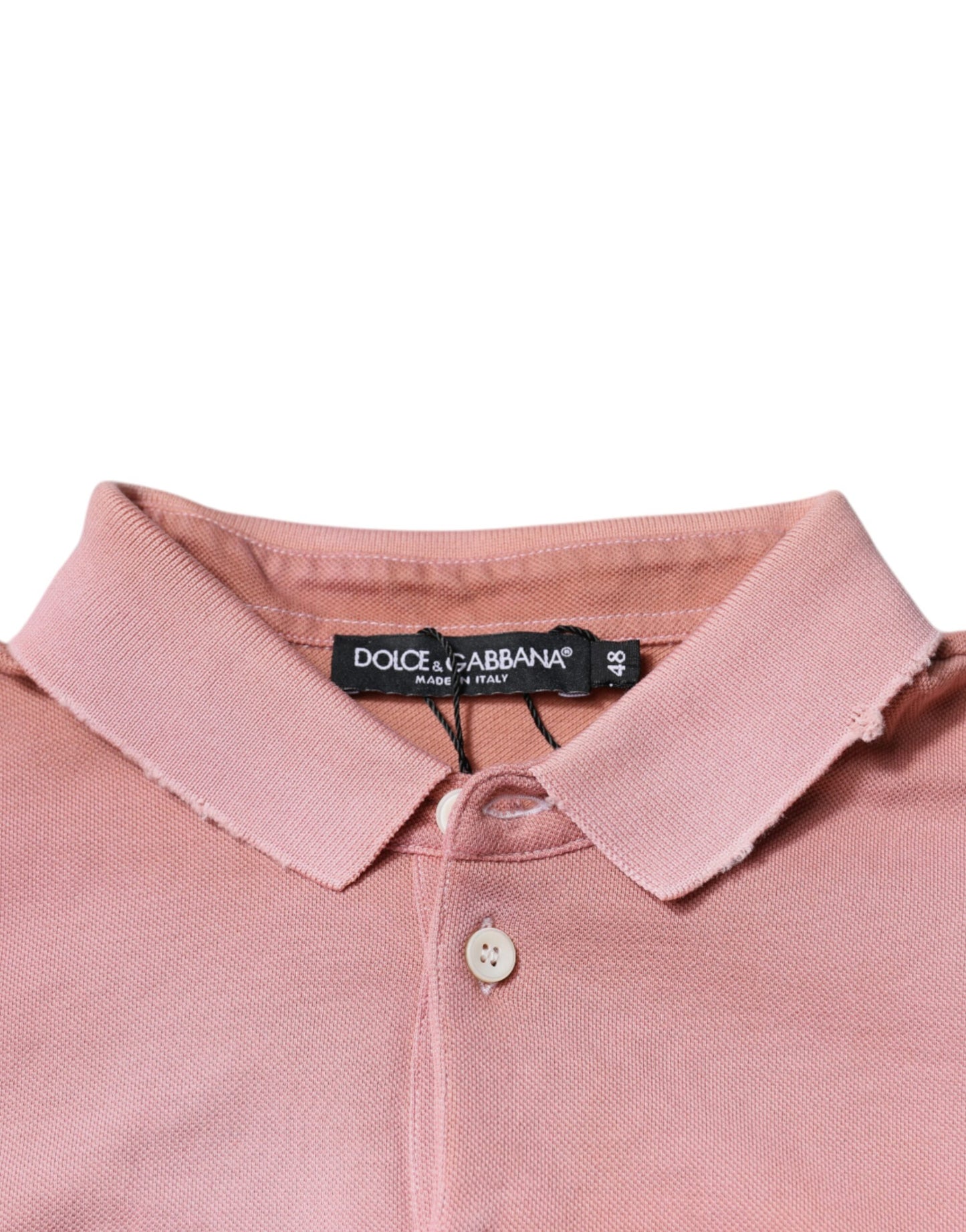 Pink Crown Collared Short Sleeve Polo T-shirt