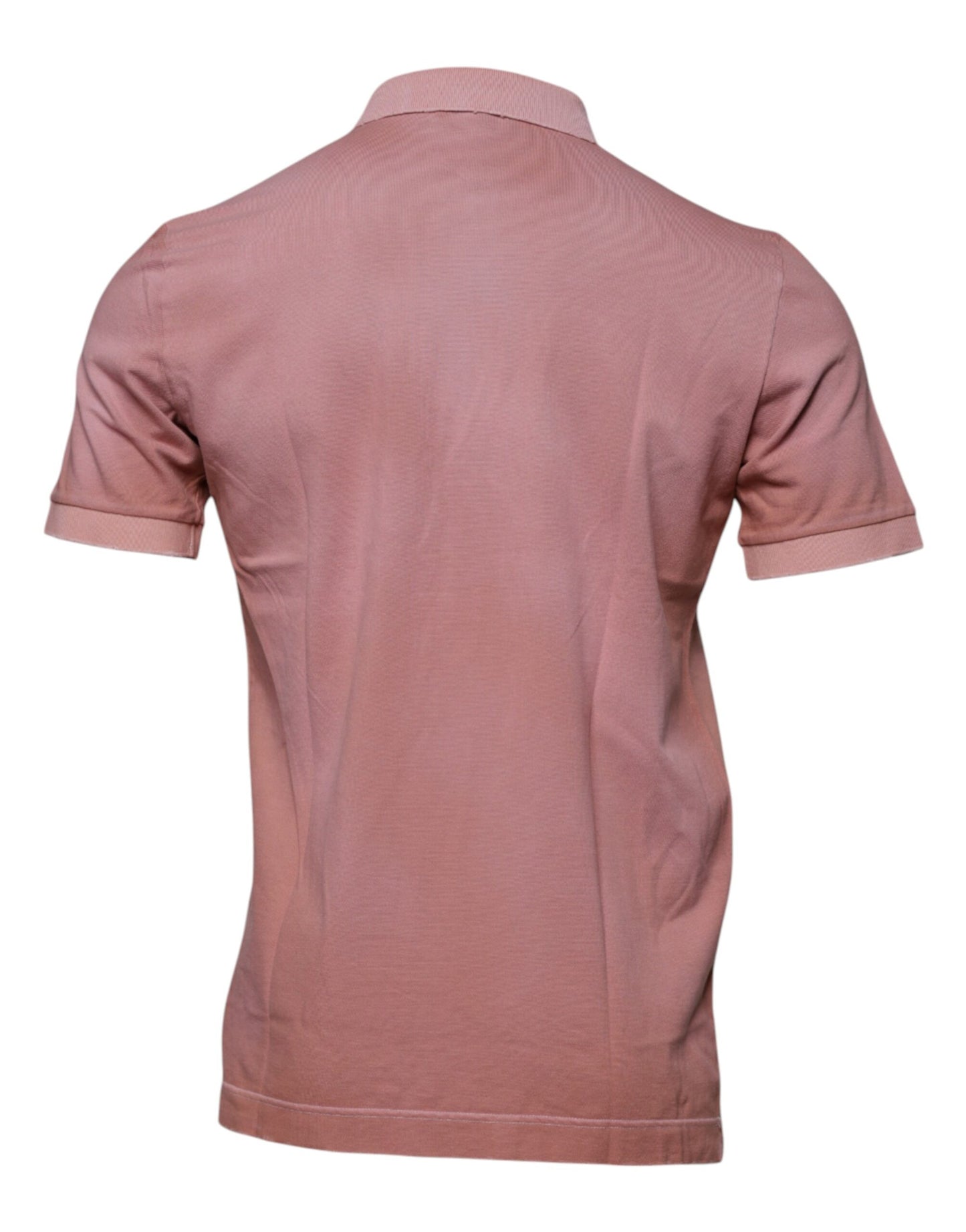 Pink Crown Collared Short Sleeve Polo T-shirt