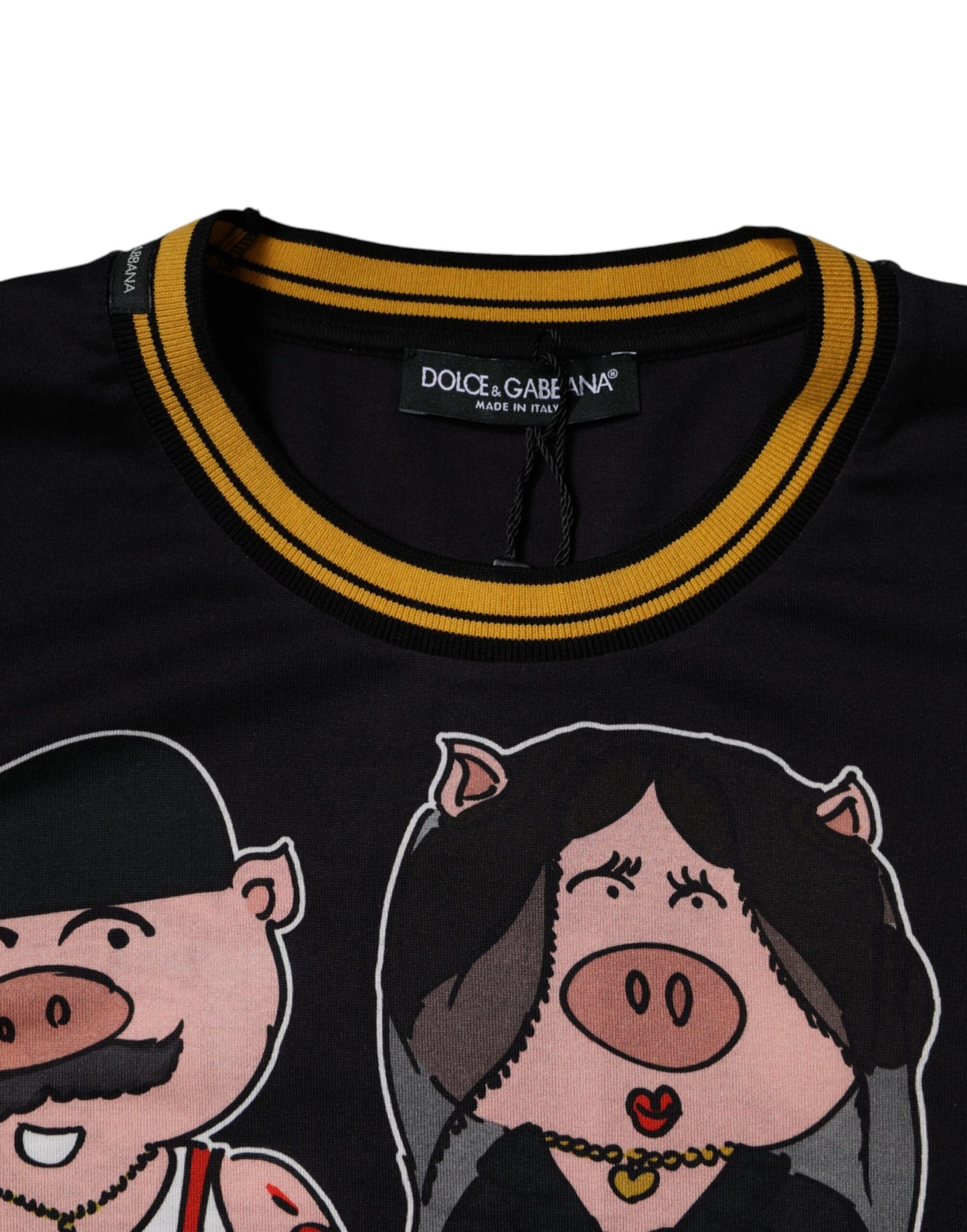 Black 2019 Year Of The Pig Crew Neck T-shirt