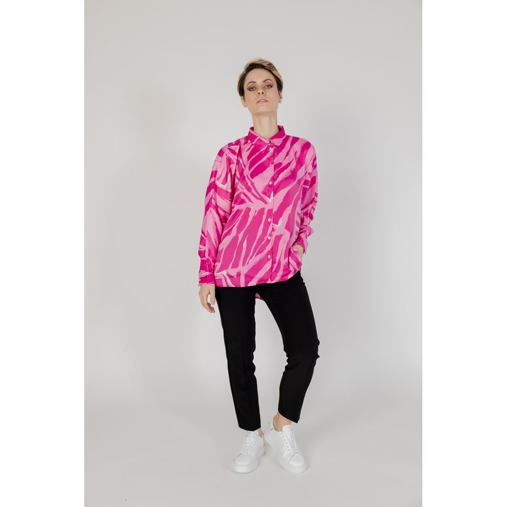 Pink Polyester Shirt