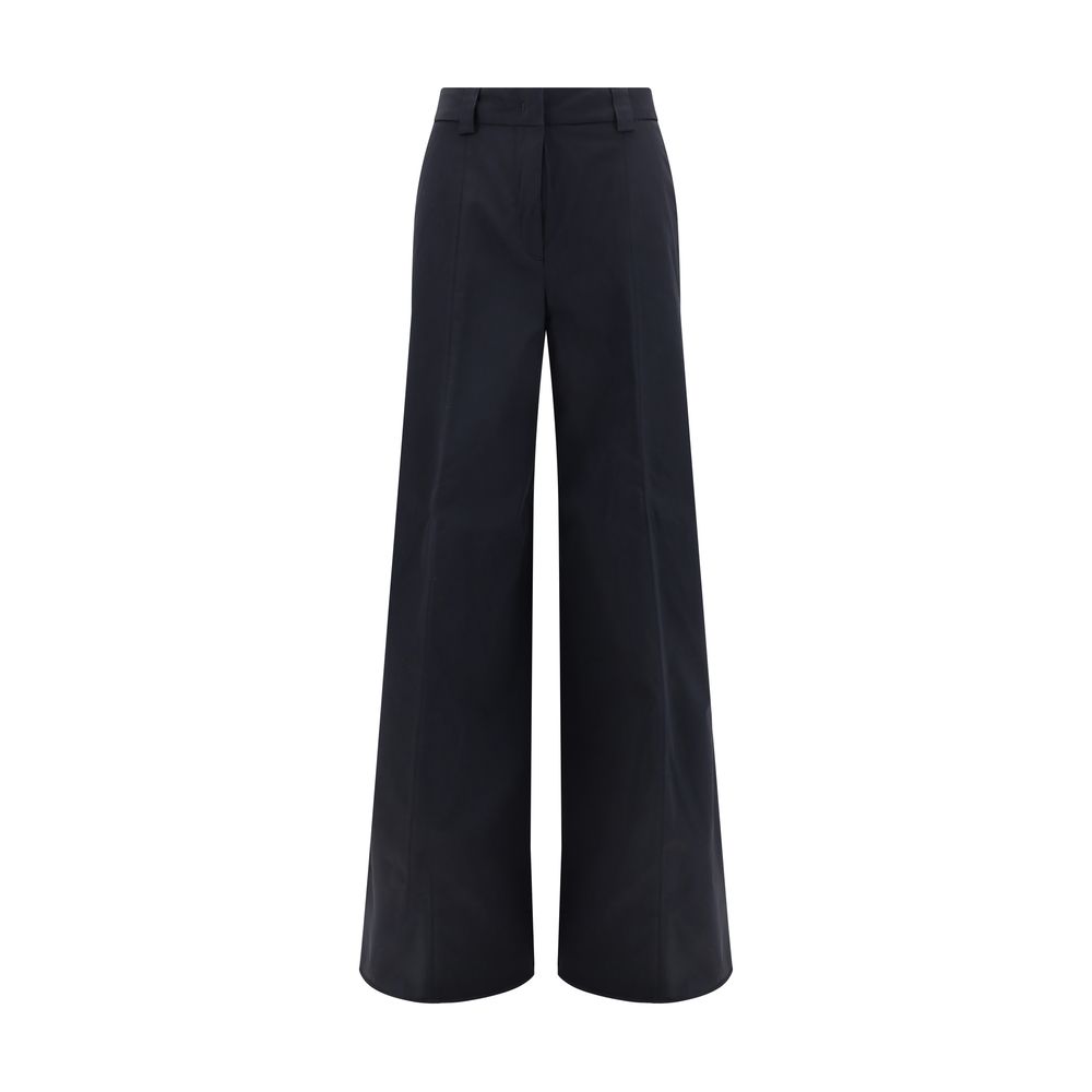 Cotton Wide Leg Pants